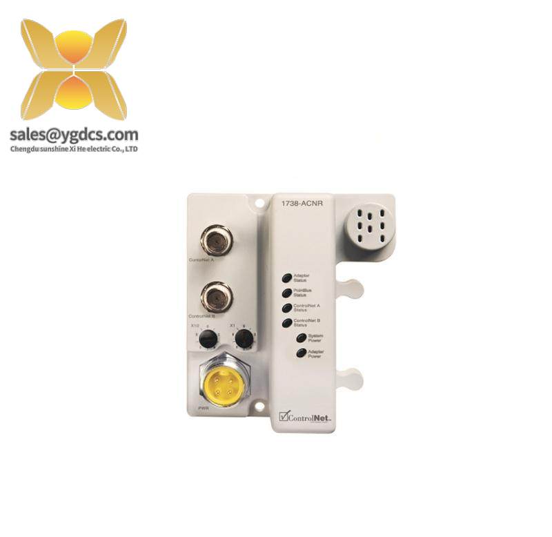 1738-acnr_network_adapter.jpg Allen-Bradley AB 1738-ACNR Network Adapter, Industrial Control Module