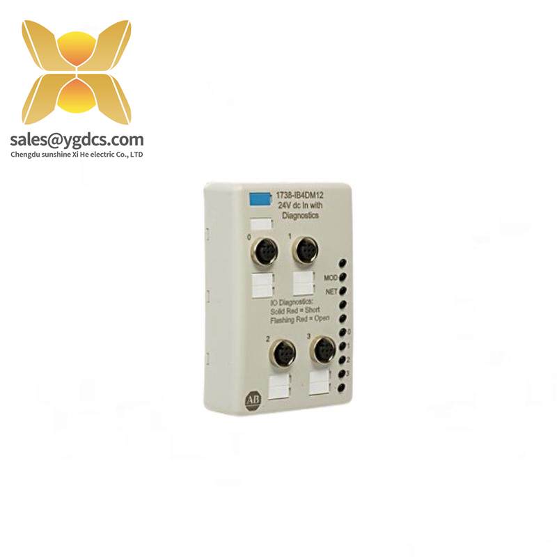 1738-ie4cm12_a_armorpoint_4_point_input_module.jpeg ABB AB 1738-IE4CM12 ArmorPoint 4 Point Input Module - Industrial Control System Component
