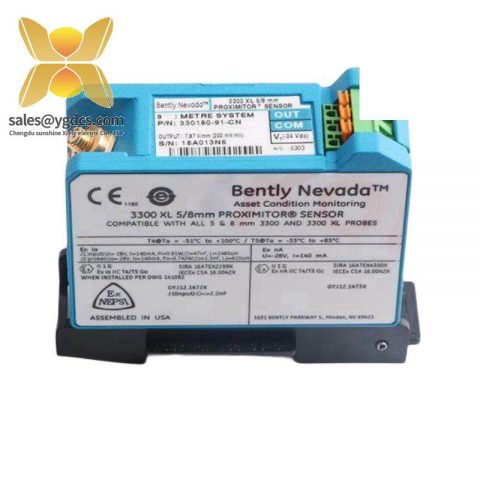Bently Nevada 330780-91-05 Proximitor Sensor, Precision Measurement for Industrial Control Systems