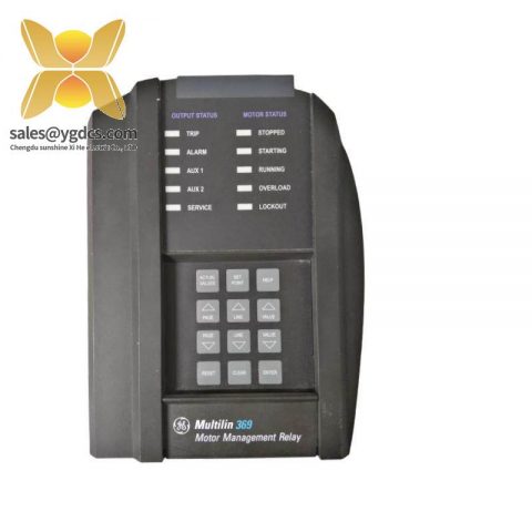 GE 369-HI-R-M-0-0: Advanced Motor Management Digital Relay, Optimizing Industrial Control Systems