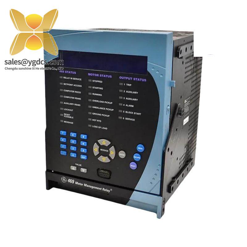 469-p5-hi-a20-e_ge_multilin_relay.jpg GE Multilin 469-P5-HI-A20-E Motor Management Relay