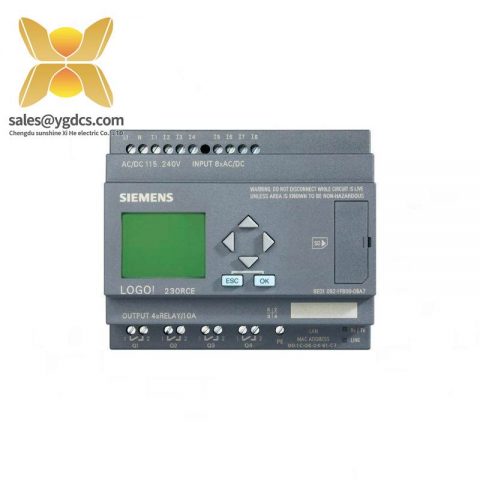 SIEMENS 6ED1052-1MD00-0BA7: 12/24VDC Logic Module Display, Compact Automation Solution