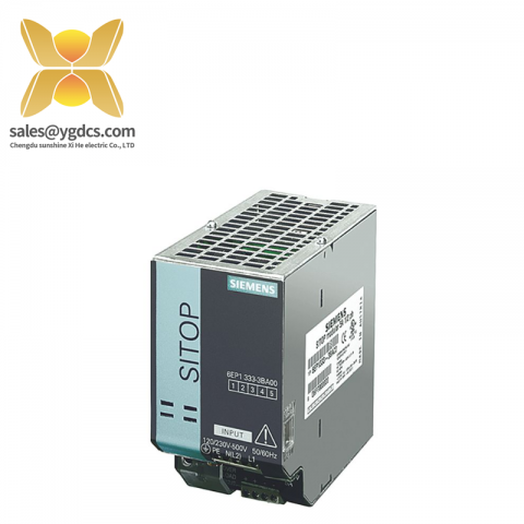 SIEMENS 6EP1 333-3BA00: Industrial Power Supply Input, Expertly Designed for Automation Solutions