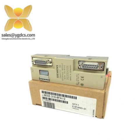 SIEMENS 6ES5316-8FA12 - Advanced IM316F Interface Module for Efficient Control Systems
