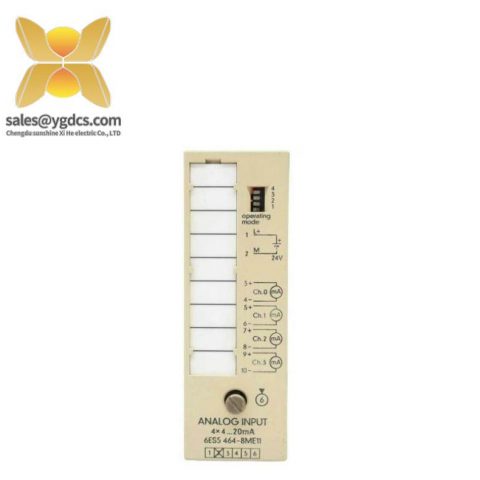 SIEMENS SIMATIC S5 464 Analog Input Module, 6ES5464-8ME11 - Precision Control Solution for Industrial Automation