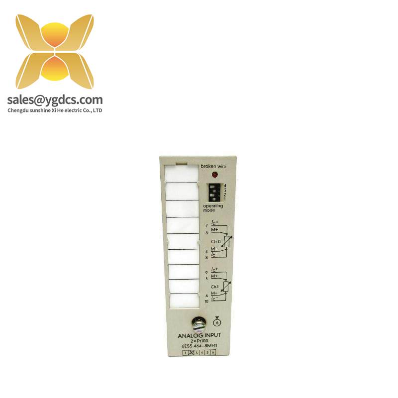 6es5464-8mf11_siemens_analog_input_module.jpg SIEMENS 6ES5464-8MF11 Analog Input Module for Industrial Control Applications