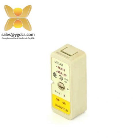 SIEMENS 6ES5498-1AA11: High-Performance Analog Input SubModule for Industrial Control Systems