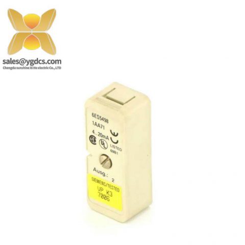 SIEMENS 6ES5498-1AA71 Analog Input SubModule for Industrial Control Systems