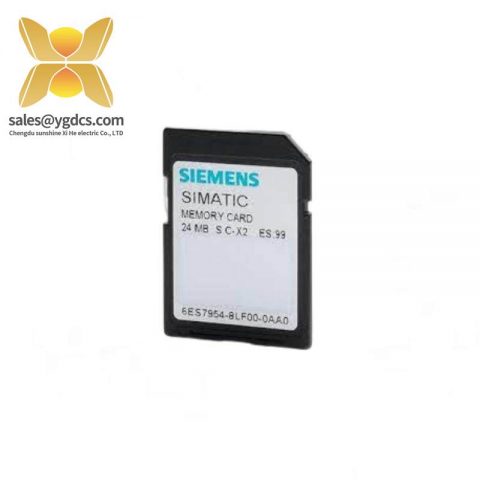 SIEMENS 6ES7954-8LF03-0AA0 Memory Card: High-Performance S7 Module, 24 MByte Flash Storage