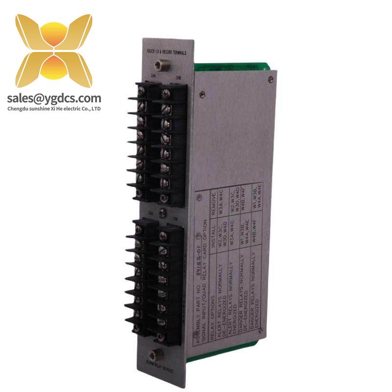 84152-01_bently_nevada_quad_relays_module.jpg Bentley Nevada 84152-01 Quad Relays Module: Advanced Control Solutions for Industrial Applications