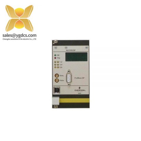 EMERSON A6370D Overspeed Protection Monitor - Reliable Monitoring for Industrial Safety