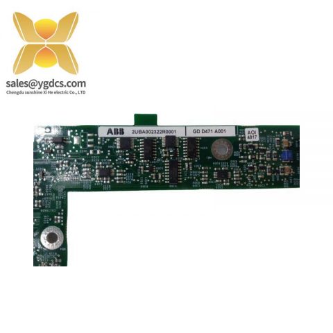 ABB GDD471A001 2UBA002322R0001 MODULE - Advanced Control Core for Industrial Automation