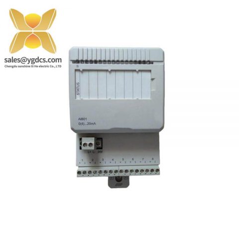 ABB 3BSE020512R1 AI801 - 8-Channel Analog Input Unit for Industrial Control Systems