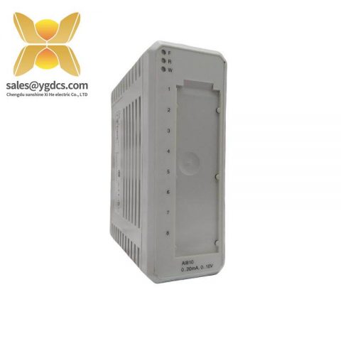 ABB AI810 3BSE008516R1: 1x8 Channel Analog Input Module for Precise Industrial Control