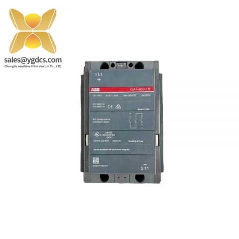 ABB GAF 460-10-11 DC Contactors: Precision and Reliability for Industrial Automation
