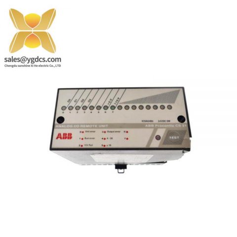 ABB ICSA04B5 ANALOG I/O REMOTE UNIT - High-Performance I/O Solution for Industrial Automation