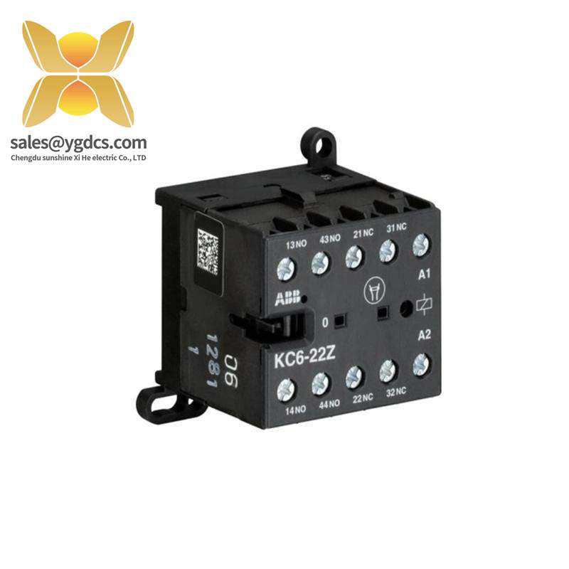 abb_kc6-22z_mini_contactor_relay_24vdc.jpg ABB KC6-22Z Mini Contactor Relay for 24VDC Control Applications