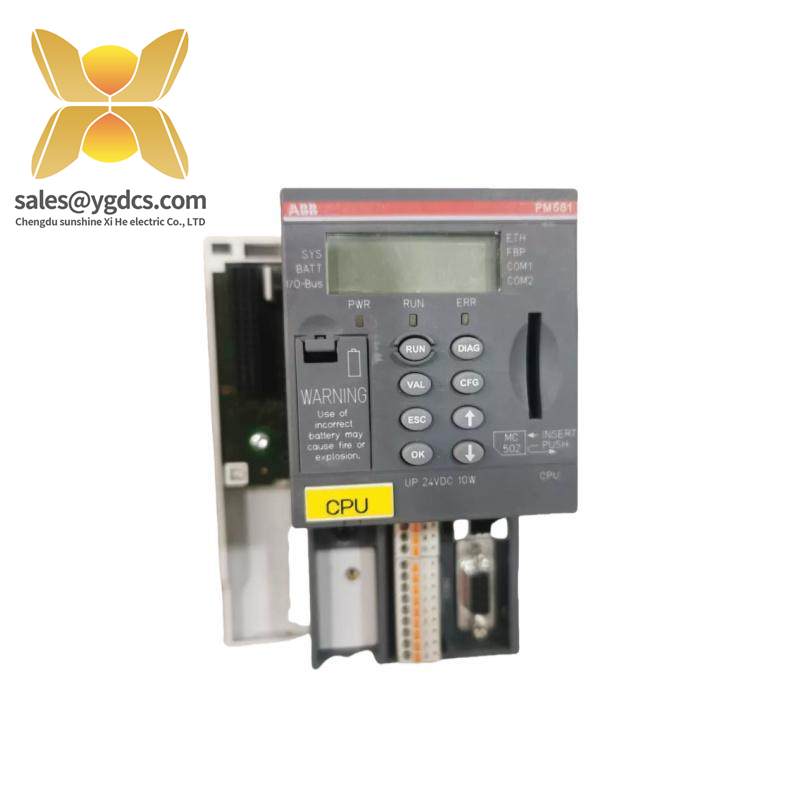 abb_pm581_plc_module.jpg ABB PM581 PLC Module - Economical, Scalable Automation Solution