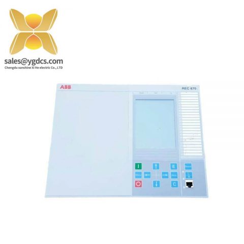 ABB REC670 1MRK000008-NB: Advanced Bay Control Display, Designed for Industrial Automation Excellence