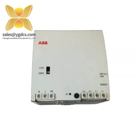 ABB SD823 Power Supply Device: Reliable & Efficient Power Solution for Industrial Automation