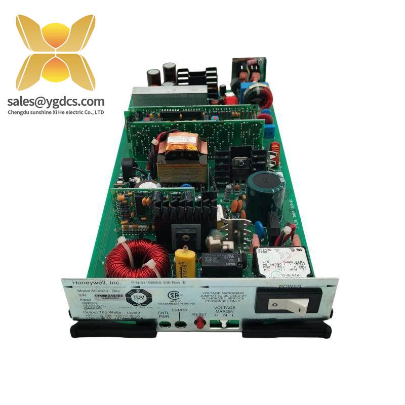 acx633_51196655-100_honeywell_power_supply_module.jpg Honeywell ACX633 51196655-100 POWER SUPPLY MODULE: Industrial Grade Power Supply Solution
