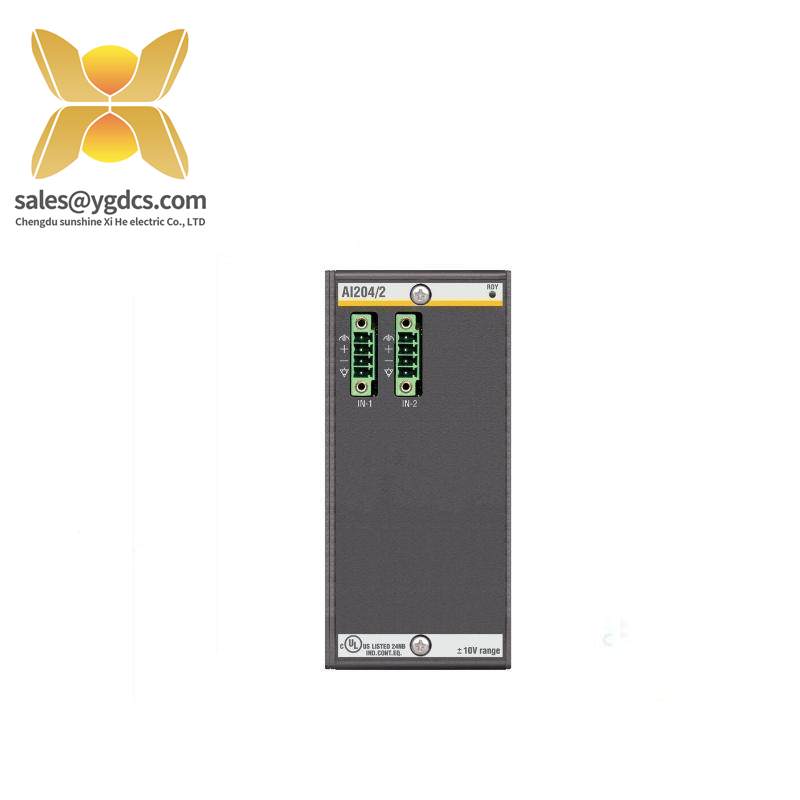 bachmann_ai204_2_analog_input_module.jpg Bachmann AI204/2 Analog Input Module: High Precision, Dual Channel, 16-bit Resolution for Industrial Automation
