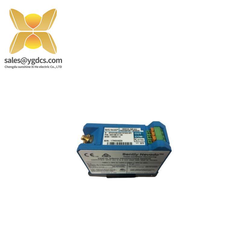 bently_nevada_330180-x1-05_145004-09_proximitor_sensor.jpg BENTLY NEVADA 330180-X1-05 145004-09 Proximitor Sensor: Precision Measurement for Industrial Control