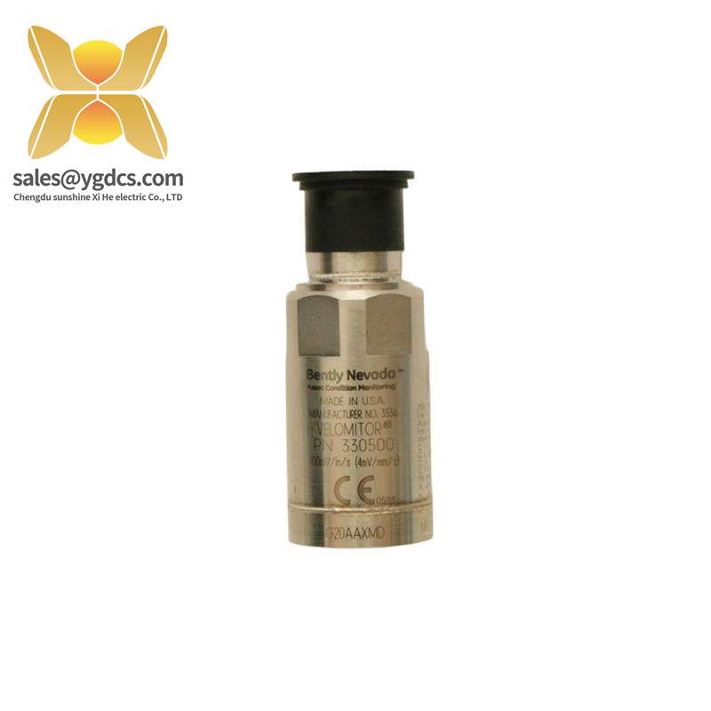 bently_nevada_330500-07-04_velomitor_piezo-velocity_sensor.jpg BENTLY NEVADA 330500-07-04 Velomitor Piezo-velocity Sensor, Precision Measurement for Industrial Control