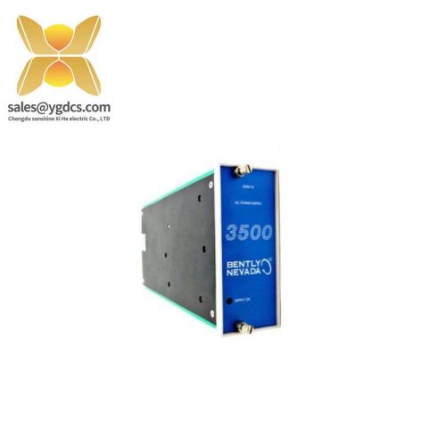 Bentley Nevada 3500/15 Power Supply Module, Precision Control for Industrial Applications