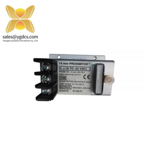 Bently Nevada 81725-02 PROXIMITOR SENSOR, High-precision industrial monitoring solution