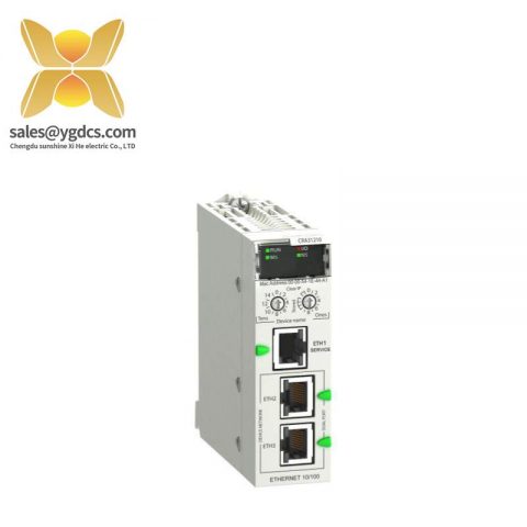 Schneider BMXCRA31210 - Industrial Ethernet RIO Drop Adaptor, Designed for Robust Automation Solutions