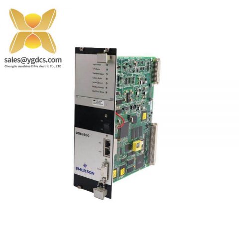 EMERSON A6560 Transient Processor Card, Industrial Control Module