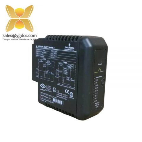 Emerson KJ3222X1-BA1 & 12P2532X092: Advanced Analog Input HART Module for Industrial Automation