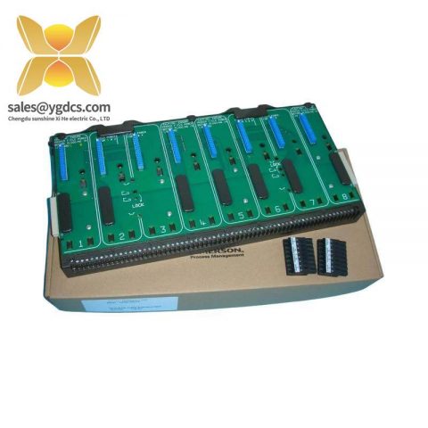 Emerson KJ4001X1-BE1 8-Wide Carrier, DeltaV PLC Module