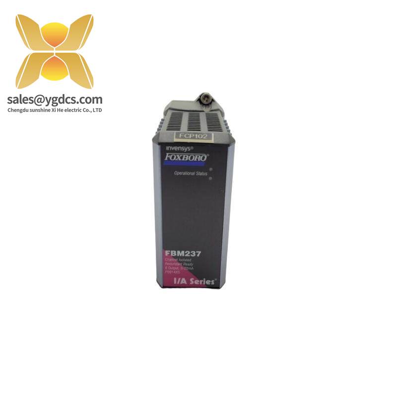 fbm2037_p0914xs_foxboro_i_a_channel_isolated_redundant_ready_8_output_mo.jpeg FOXBORO FBM2037 P0914XS: Isolated Redundant I/A Channel with 8 Outputs for Enhanced Process Control