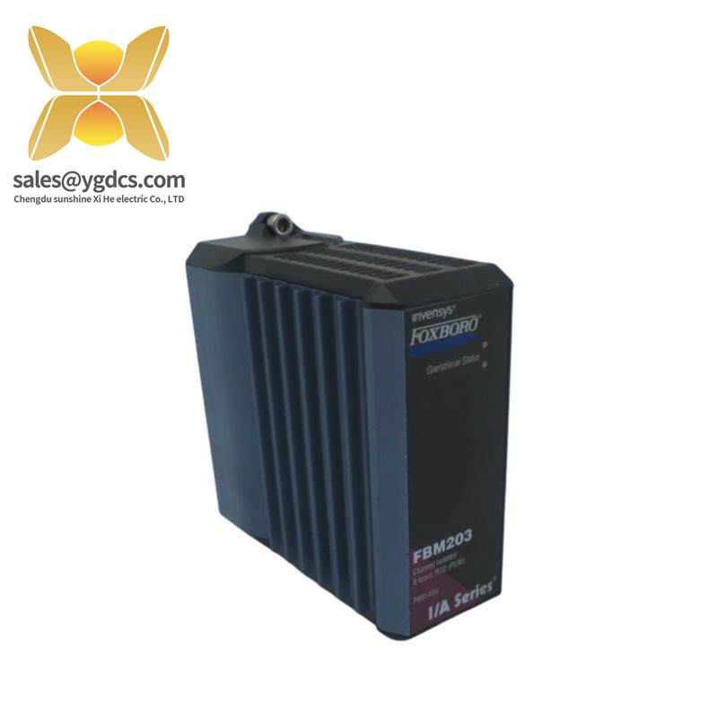 fbm203_foxboro_channel_isolated_8_input_rtd_p0914sv.jpg FOXBORO FBM203: Channel Isolated 8 Input RTD Module, Precision Control for Industrial Applications