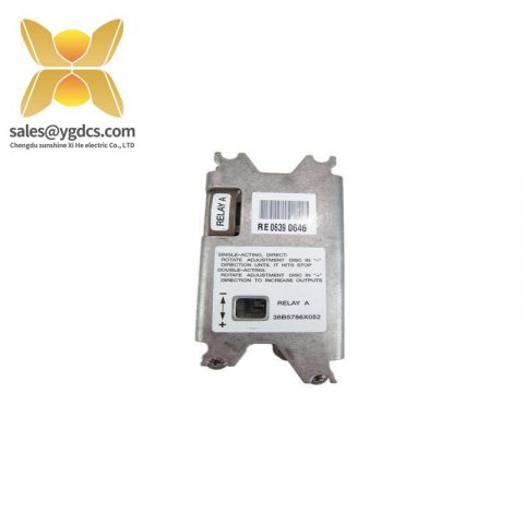 FISHER 38B5786X052 Relay Assembly for Industrial Control Systems