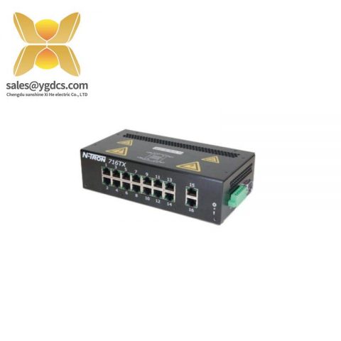 GE Networking Solutions 336A4940DNP516TX 16-Port Ethernet Switch, High-Speed Connectivity for Industrial Control Systems