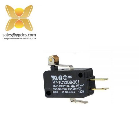 Honeywell V7-1C13D8-201 SPDT Roller Lever Microswitch, 15 A, V7 Series