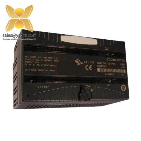 GE IC200ALG320 Analog Output Module; Producer: GE-FANUC