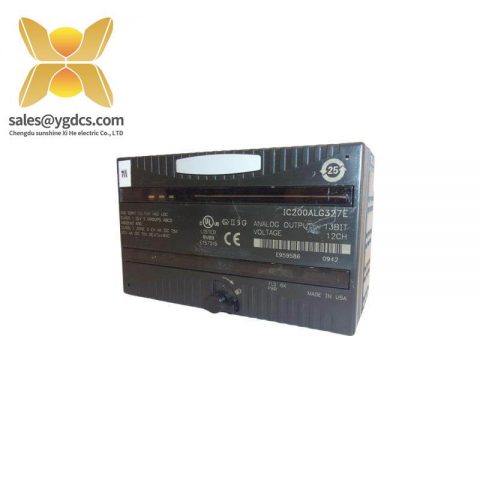 GE Fanuc IC200ALG327: High-Precision Analog Output Module