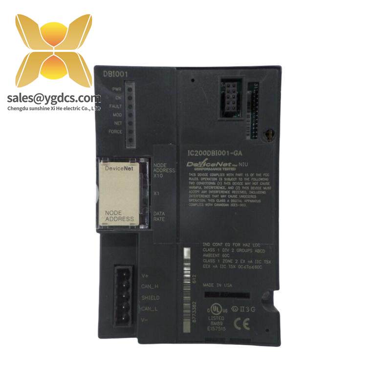 ic200dbi001_ge_fanuc_i_o_devicenet_network_interface_unit.jpg GE Fanuc IC200DBI001: DeviceNet Network Interface Unit