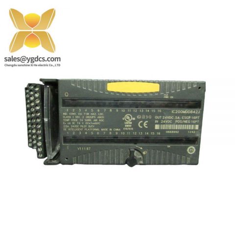 GE IC200MDD842J: High-Performance Mixed 24VDC Output ESCP Input Module