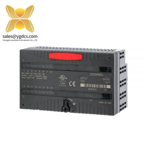 GE IC200MDL241: 16-Point AC Input Module for Industrial Control Systems