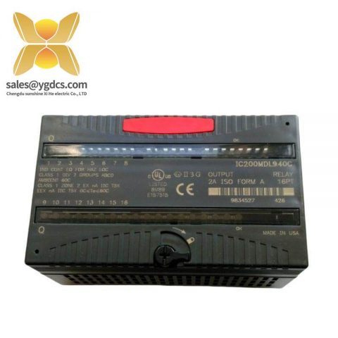 GE IC200MDL940 Relay Output Module - VersaMax PLC, for Industrial Automation