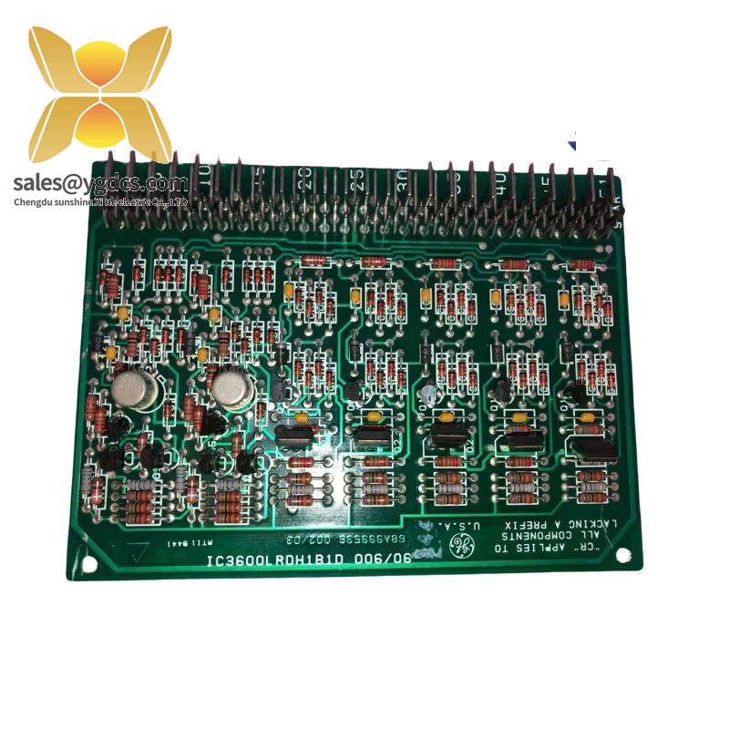 ic3600lrdh1b1d_ge_relay_driver_card.jpg GE FANUC IC3600LRDH1B1D Relay Driver Card for Mark I/II Series