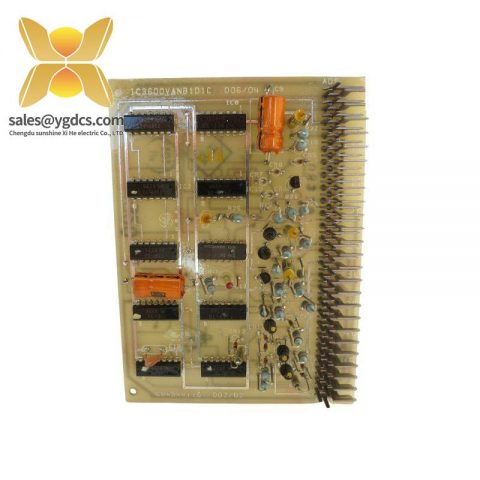 GE IC3600VANB1D1C: Advanced Control PLC Annunciator Board for Industrial Automation