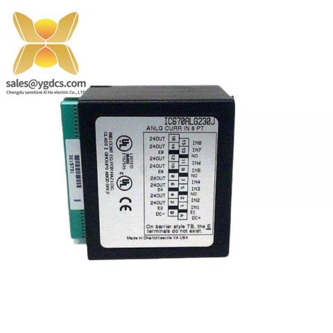 GE IC670ALG230: 8-Channel Analog Input Current Module
