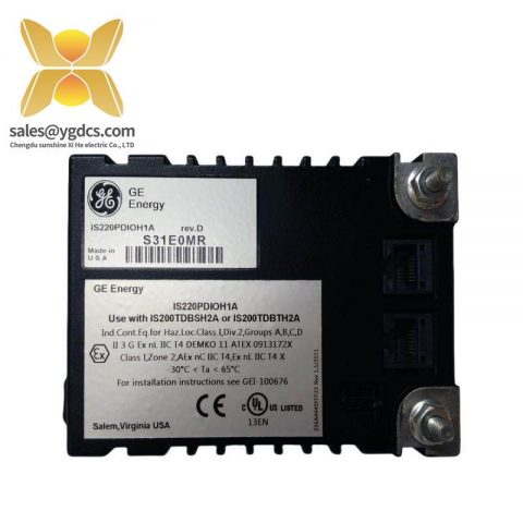 GE IS220PDIOH1A Industrial IO Pack for Discrete Control