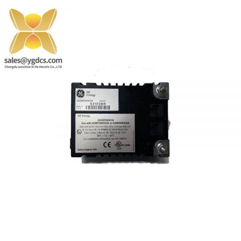GE IS220PDIOH1A, REV D - Advanced PLC Module for Industrial Automation